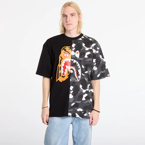 A BATHING APE Тениска A BATHING APE City Camo Tiger Shark Relaxed Fit Tee UNISEX Black XL
