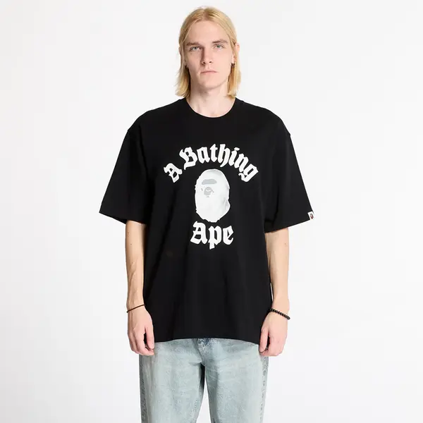 A BATHING APE Тениска A BATHING APE College Relaxed Fit Tee 2 Black L