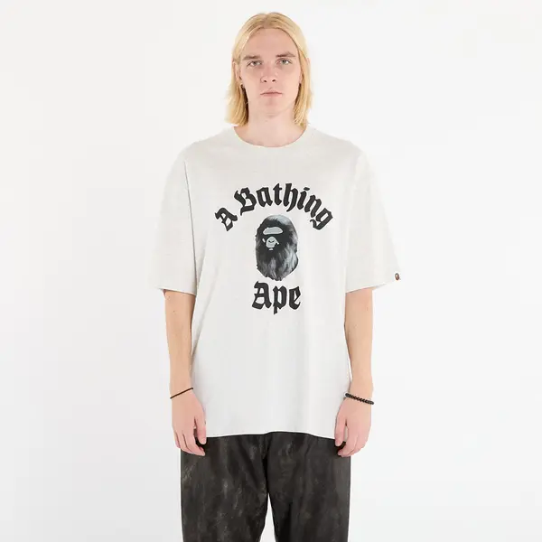 A BATHING APE Тениска A BATHING APE College Relaxed Fit Tee 2 Gray XL