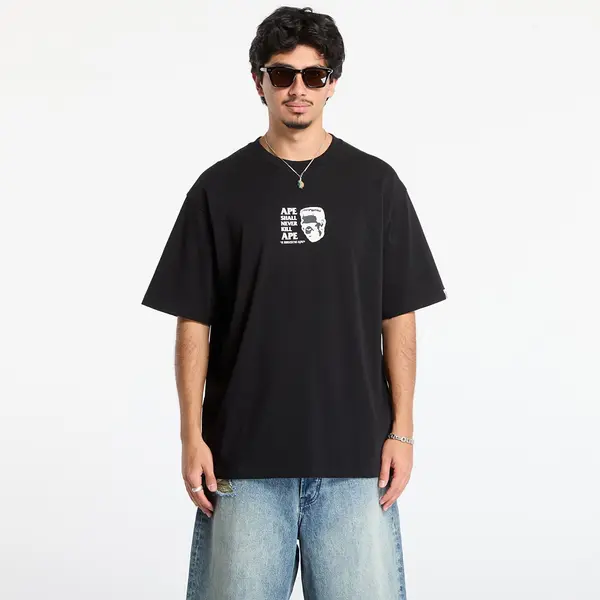 A BATHING APE Тениска A BATHING APE Frankenstein Bape Logo Relaxed Fit Tee Black M
