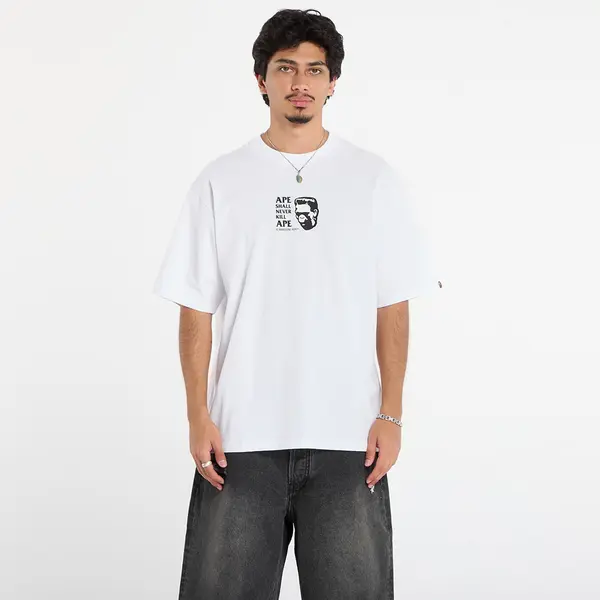 A BATHING APE Тениска A BATHING APE Frankenstein Bape Logo Relaxed Fit Tee White M
