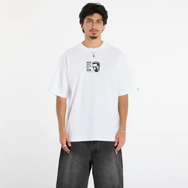 A BATHING APE Тениска A BATHING APE Frankenstein Bape Logo Relaxed Fit Tee White XL
