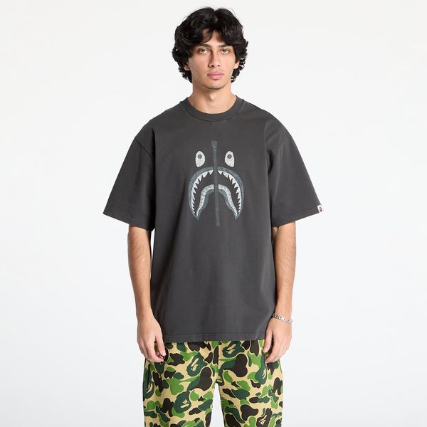 A BATHING APE Тениска A BATHING APE Garment Dye Shark Relaxed Fit Tee Black XL