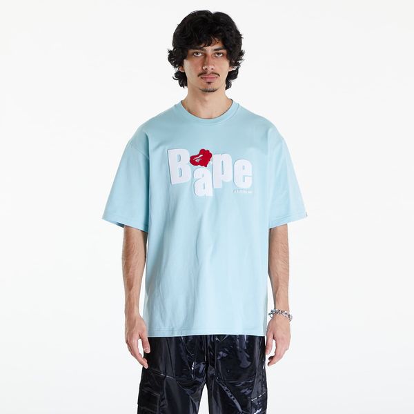A BATHING APE Тениска A BATHING APE Heart Ape Head Relaxed Fit Tee Sax M