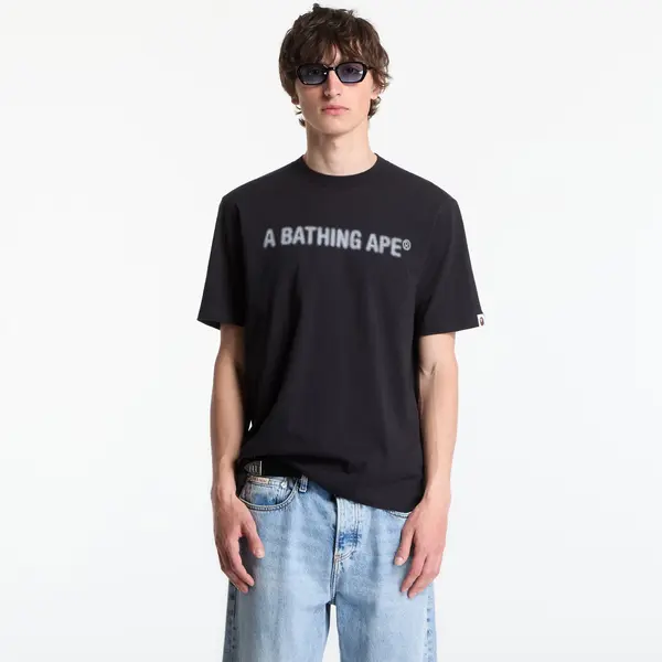 A BATHING APE Тениска A BATHING APE Heavy Wash Bathing Ape Shrunk Fit Tee UNISEX Black XL