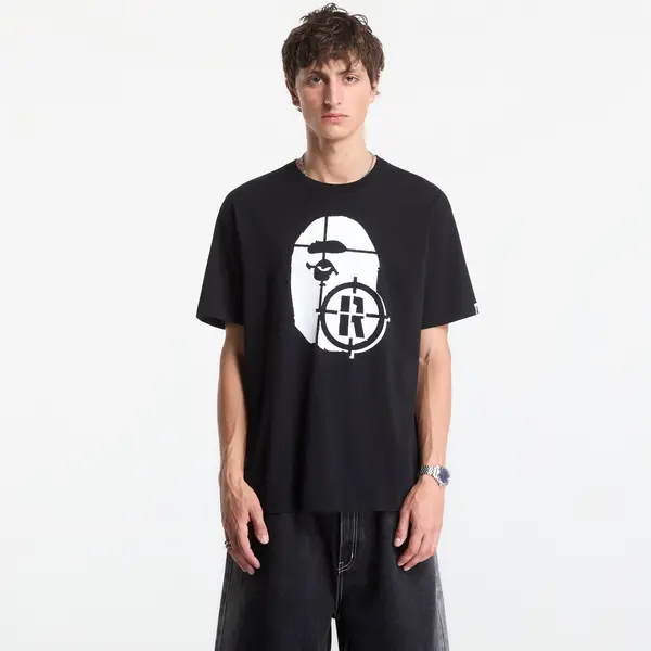 A BATHING APE Тениска A Bathing Ape Hunting Ape Head Tee UNISEX Black XXL
