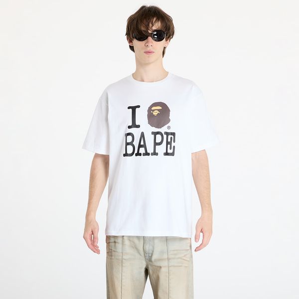 A BATHING APE Тениска A BATHING APE I Love Bape Tee White XL