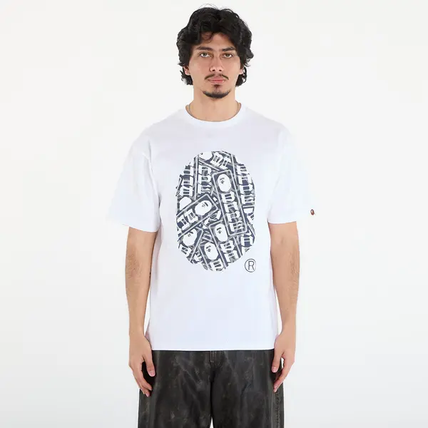 A BATHING APE Тениска A BATHING APE Japanese Cloud Camo Label Tee UNISEX White L