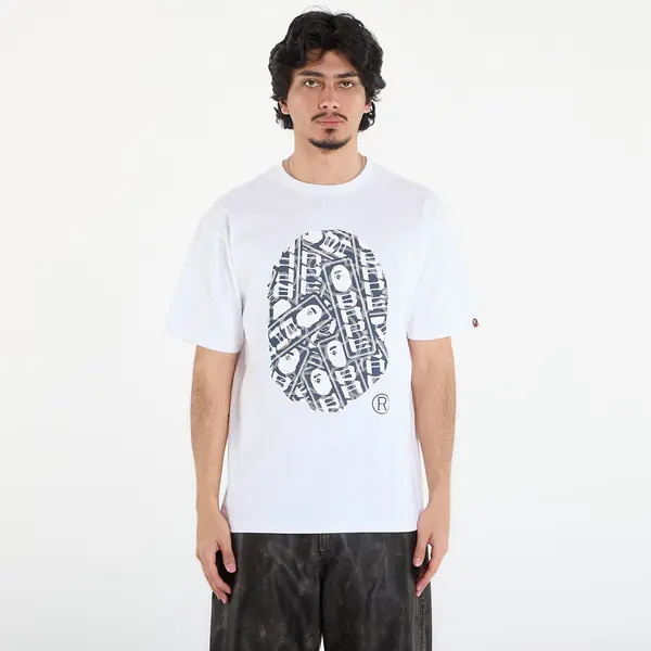 A BATHING APE Тениска A BATHING APE Japanese Cloud Camo Label Tee UNISEX White XXL