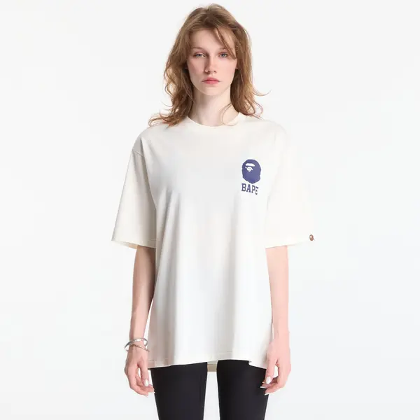 A BATHING APE Тениска A Bathing Ape Lukewarm Water Logo Relaxed Fit Tee UNISEX Ivory M