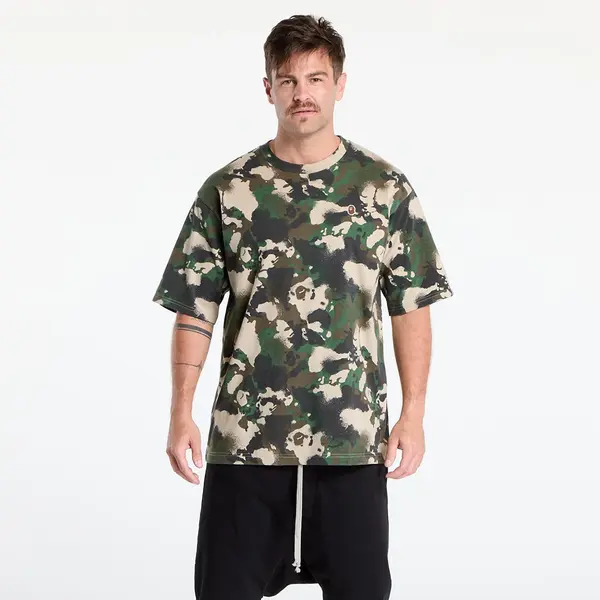 A BATHING APE Тениска A BATHING APE Map Camo Ape Head One Point Tee UNISEX Green L