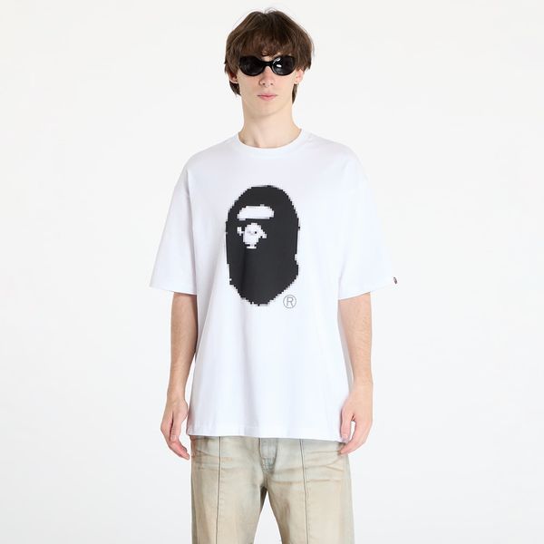 A BATHING APE Тениска A BATHING APE Pixel Ape Head Relaxed Fit Tee White XXL