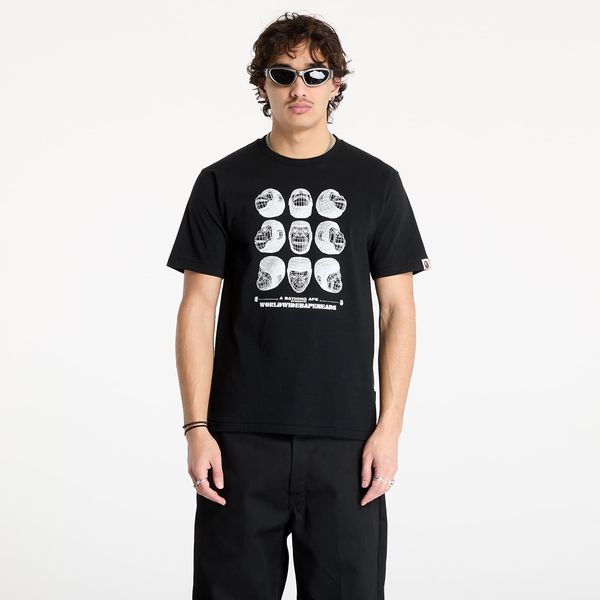 A BATHING APE Тениска A BATHING APE Polygon Ape Head UNISEX Tee Black S