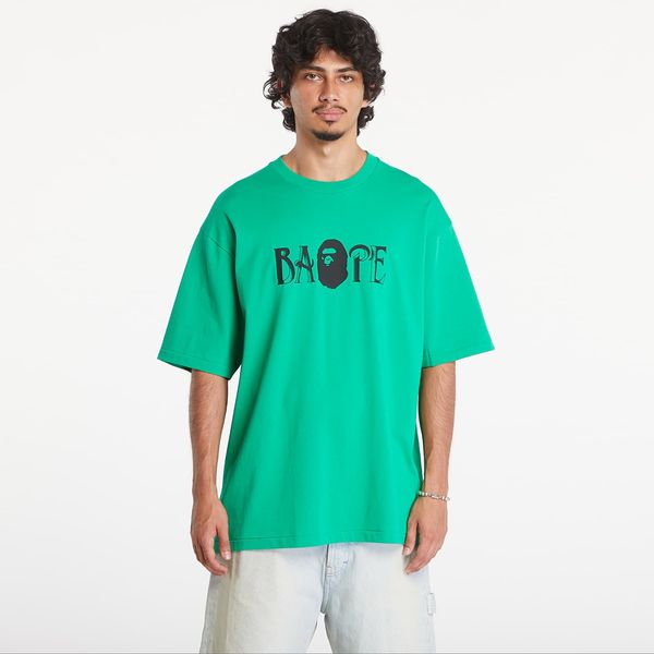 A BATHING APE Тениска A BATHING APE Screen Print Logo Relaxed Fit Short Sleeve Tee Green M