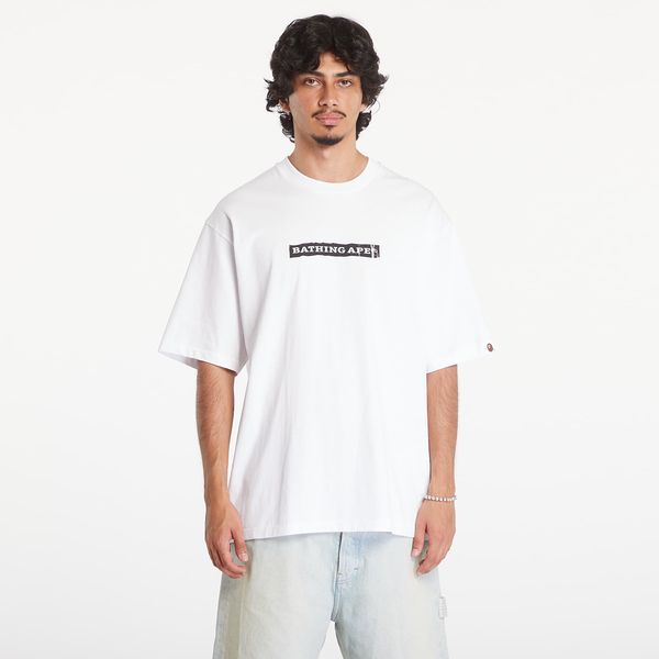 A BATHING APE Тениска A BATHING APE Screen Print Stencil Logo Relaxed Fit Short Sleeve Tee White XL