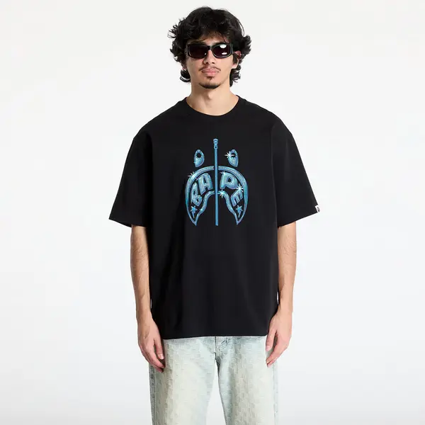 A BATHING APE Тениска A BATHING APE Shark Relaxed Fit Tee UNISEX Black S