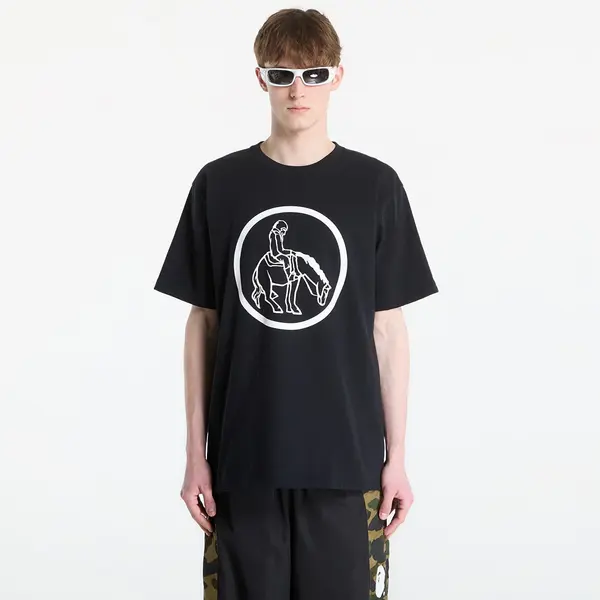 A BATHING APE Тениска A BATHING APE Simple Soldier Mil Patch Tee UNISEX Black XL