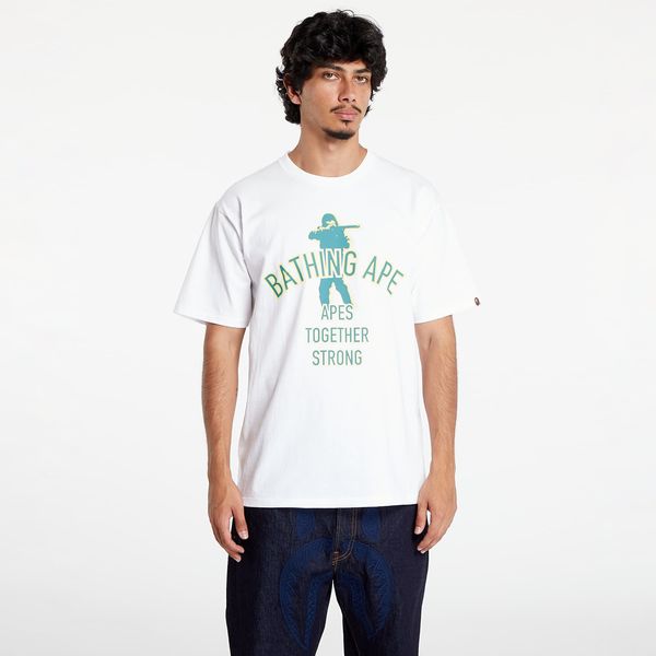 A BATHING APE Тениска A BATHING APE Soldier Ats Tee White M