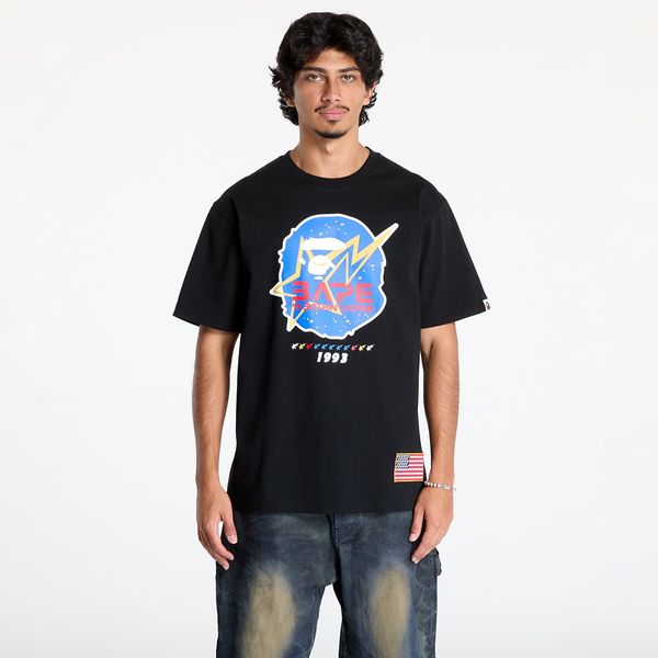 A BATHING APE Тениска A BATHING APE Space Ape Head Tee Black S