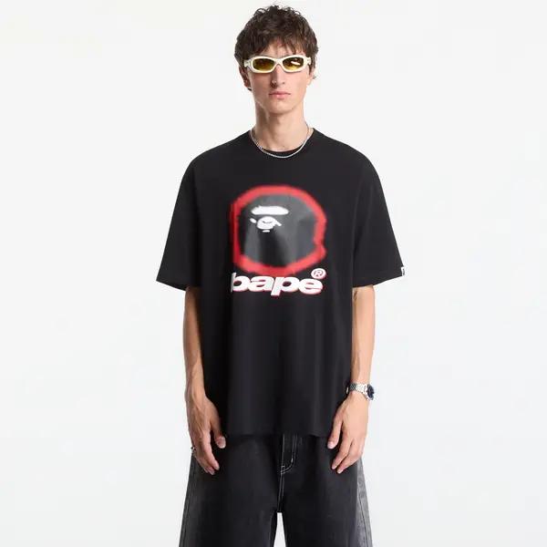 A BATHING APE Тениска A Bathing Ape Spray Ape Head Relaxed Fit Tee UNISEX Black M