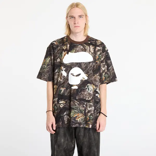 A BATHING APE Тениска A BATHING APE Tree Edge Camo Ape Face Relaxed Fit Tee UNISEX Brown M