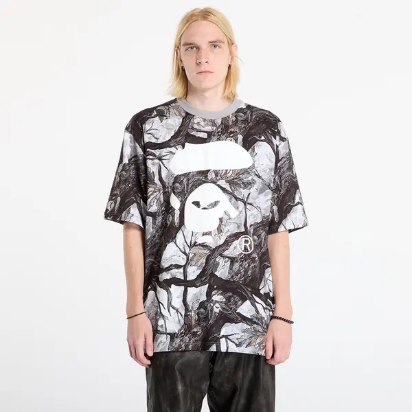 A BATHING APE Тениска A BATHING APE Tree Edge Camo Ape Face Relaxed Fit Tee UNISEX White L