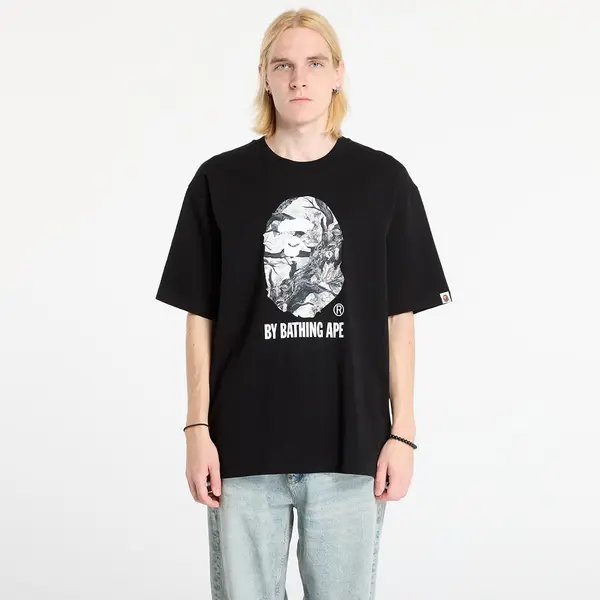 A BATHING APE Тениска A BATHING APE Tree Edge Camo By Bathing Ape Relaxed Fit Tee Black XL