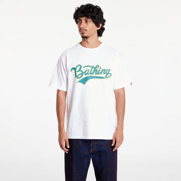 A BATHING APE Тениска A BATHING APE Varsity Baseball Logo Tee White S