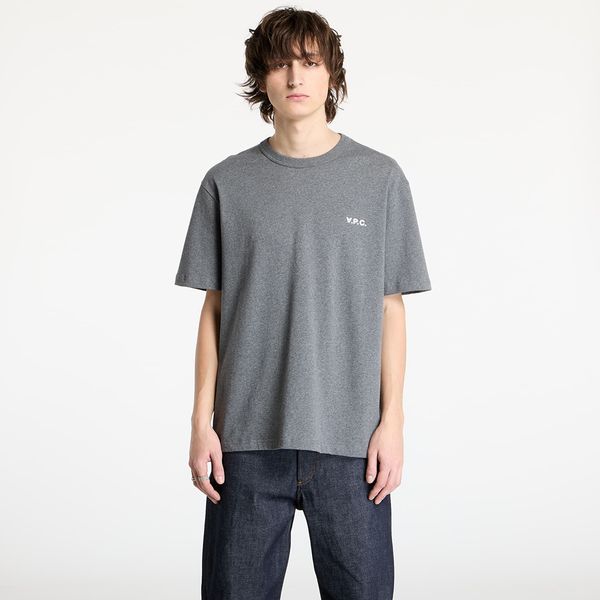 A.P.C. Тениска A.P.C. Boxy Petit Vpc T-Shirt Heather Charcoal Grey S