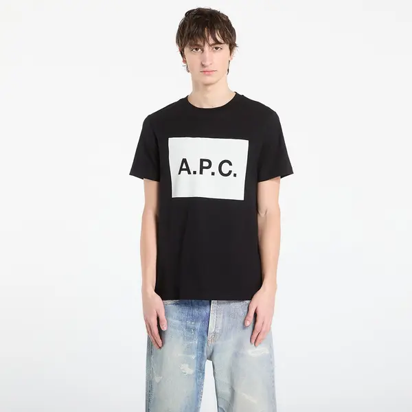 A.P.C. Тениска A.P.C. Gots Logo T-Shirt Black L