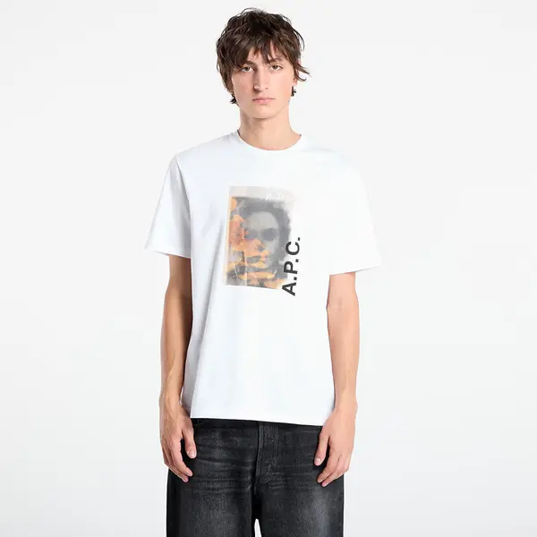 A.P.C. Тениска A.P.C. Jean Portrait - Gots T-Shirt White L