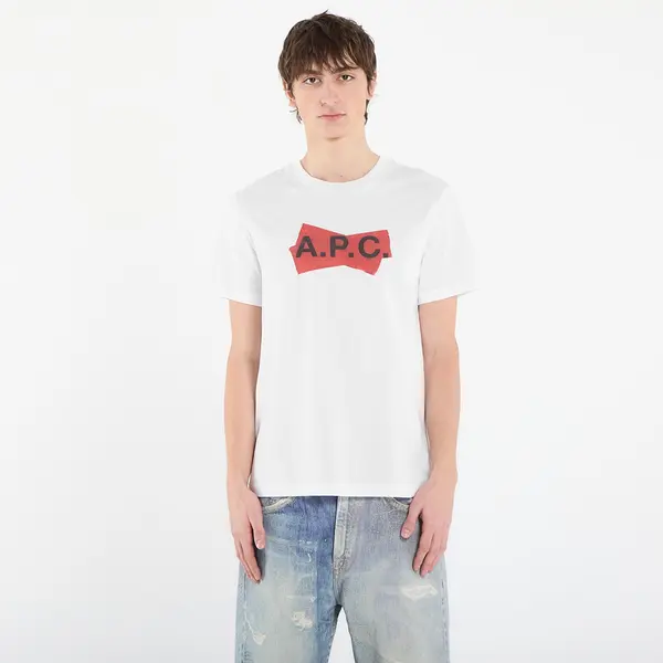 A.P.C. Тениска A.P.C. Scotch Rouge T-Shirt UNISEX White XXL