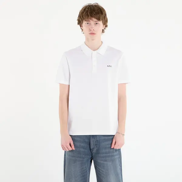 A.P.C. Тениска A.P.C. Standard Polo Shirt White L