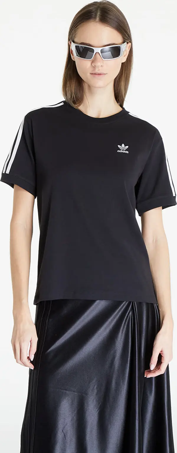 adidas Originals Тениска adidas 3 Stripe Tee Black S