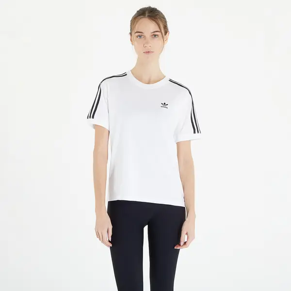 adidas Originals Тениска adidas 3 Stripe Tee White S