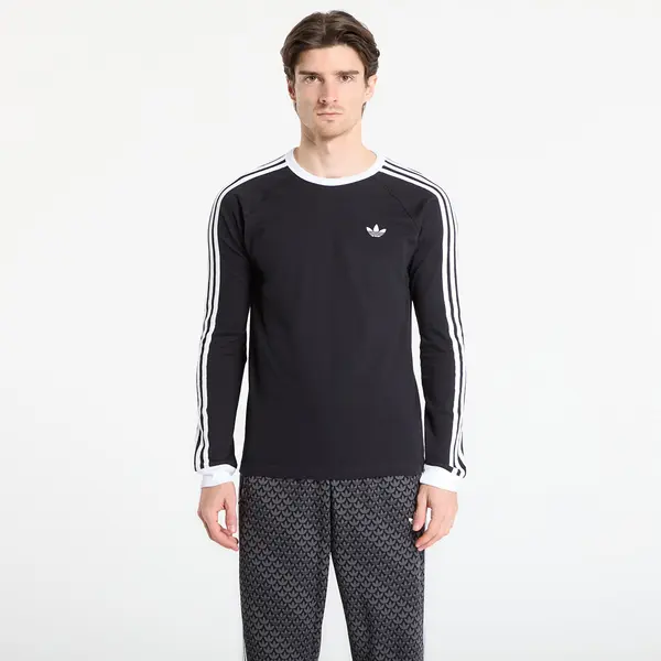 Adidas Тениска adidas 3-Stripes Long-Sleeve Top Long-Sleeve Top Black L
