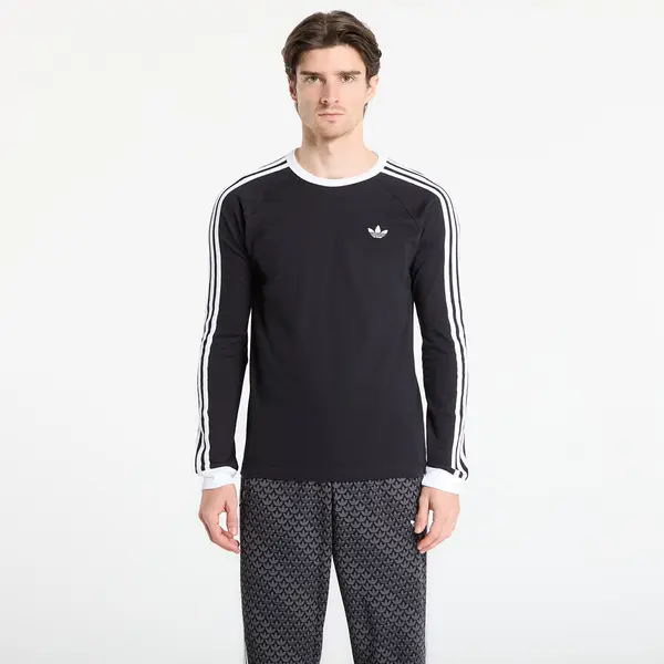 adidas Originals Тениска adidas 3-Stripes Long-Sleeve Top Long-Sleeve Top Black L