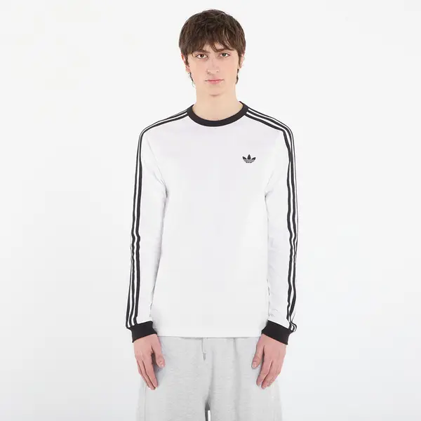 adidas Originals Тениска adidas 3-Stripes Long-Sleeve Top Long-Sleeve Top White XL