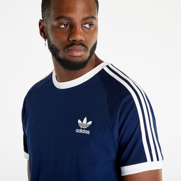 adidas Originals Тениска adidas 3-Stripes Short Sleeve Tee Night Indigo M