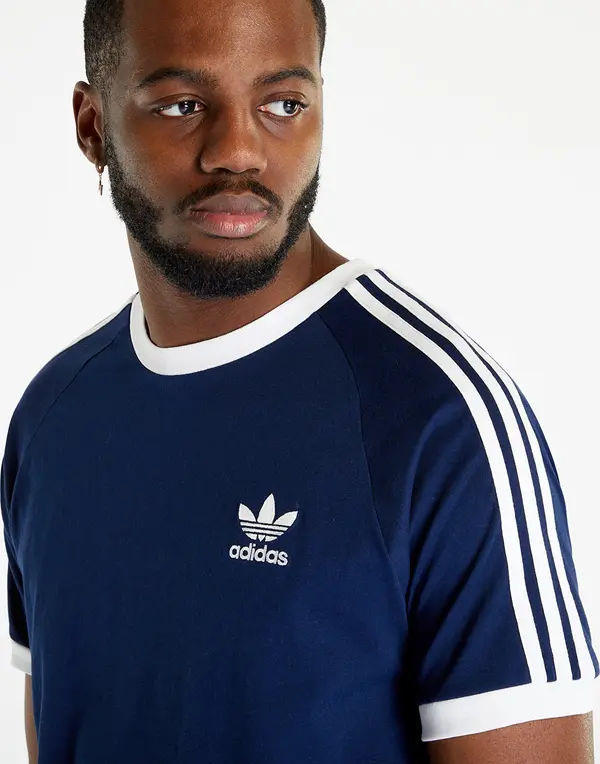 adidas Originals Тениска adidas 3-Stripes Short Sleeve Tee Night Indigo M