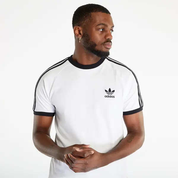 adidas Originals Тениска adidas 3-Stripes Short Sleeve Tee White XXL