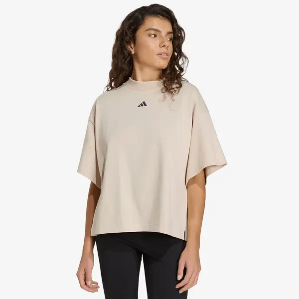 adidas Performance Тениска adidas 3-Stripes Studio T-Shirt Crystal Linen M