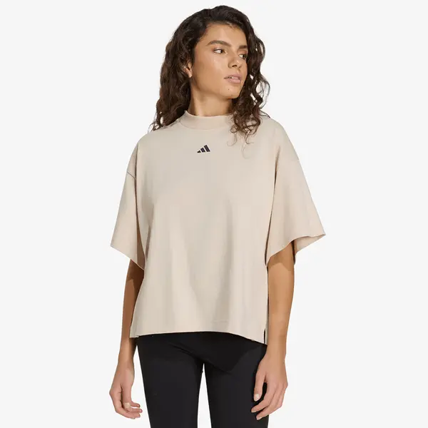 adidas Performance Тениска adidas 3-Stripes Studio T-Shirt Crystal Linen S