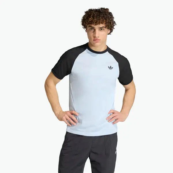 adidas Originals Тениска adidas 3-Stripes T-Shirt Crystal Sky M