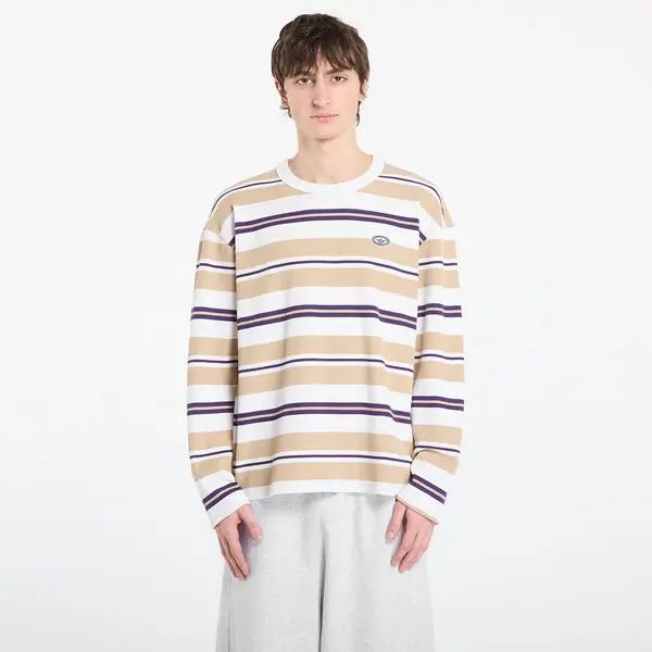 adidas Originals Тениска adidas 90S Alternative Sport Long Sleeve Stripe Waffle T-Shirt Core White XL