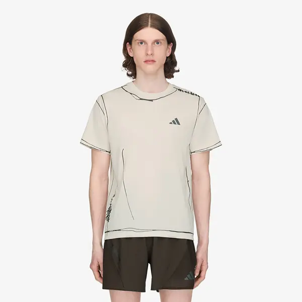 adidas Performance Тениска adidas Adi365 Sftm Running Unitefit T-Shirt UNISEX Halo Ivory M
