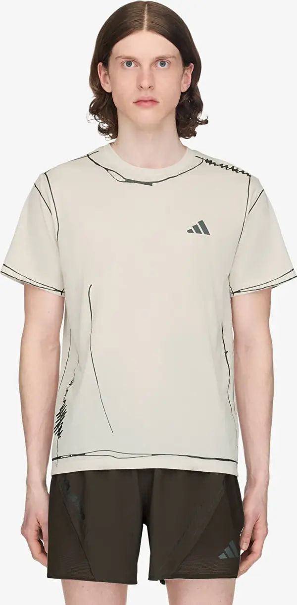 adidas Performance Тениска adidas Adi365 Sftm Running Unitefit T-Shirt UNISEX Halo Ivory XS