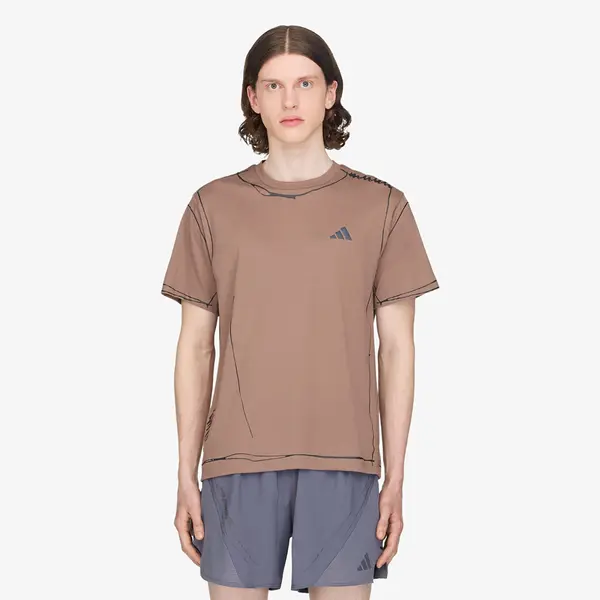 adidas Performance Тениска adidas Adi365 Sftm Running Unitefit T-Shirt UNISEX Trace Brown L