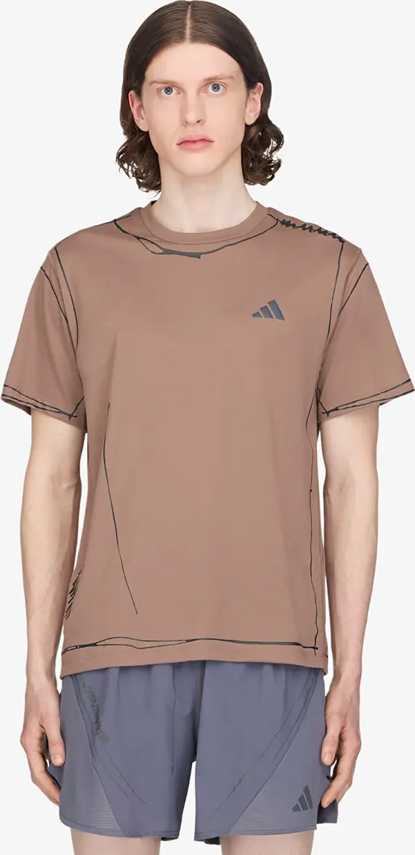 adidas Performance Тениска adidas Adi365 Sftm Running Unitefit T-Shirt UNISEX Trace Brown S