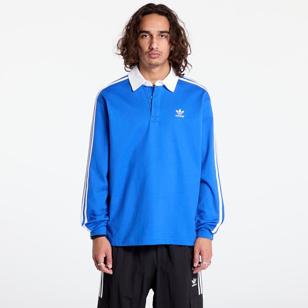 adidas Originals Тениска adidas Adicolor Rugby Polo Blue XL